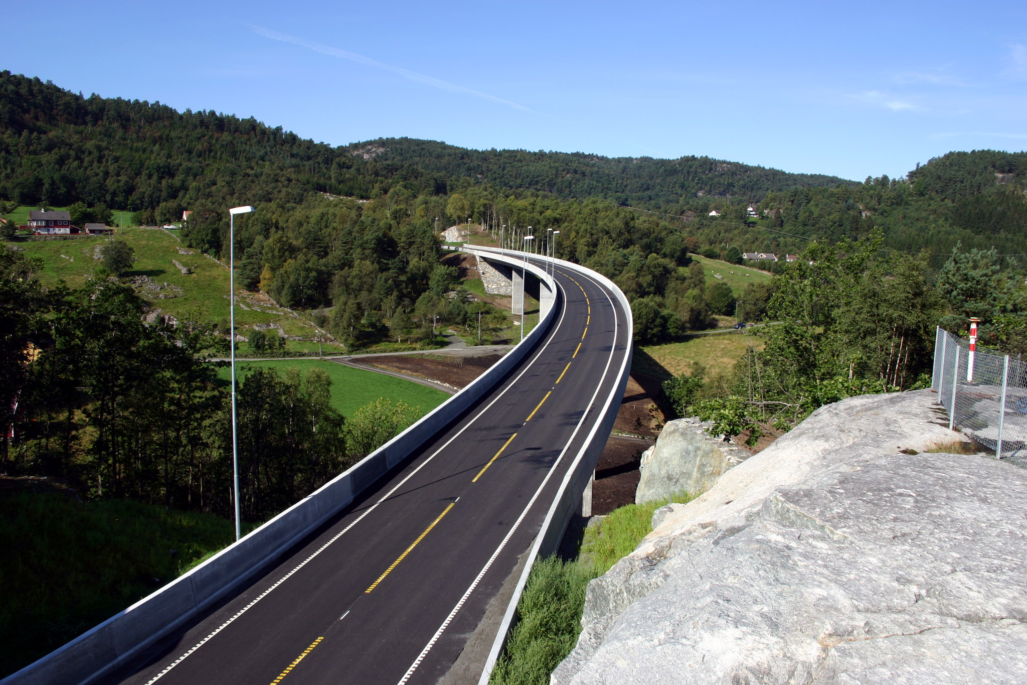 Birkeland bru fra nordøst